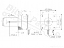 Stepper motor NEMA 17 17HS8401B